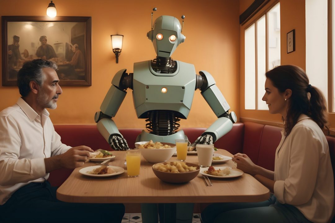 Restaurante andaluz con robot camarero
