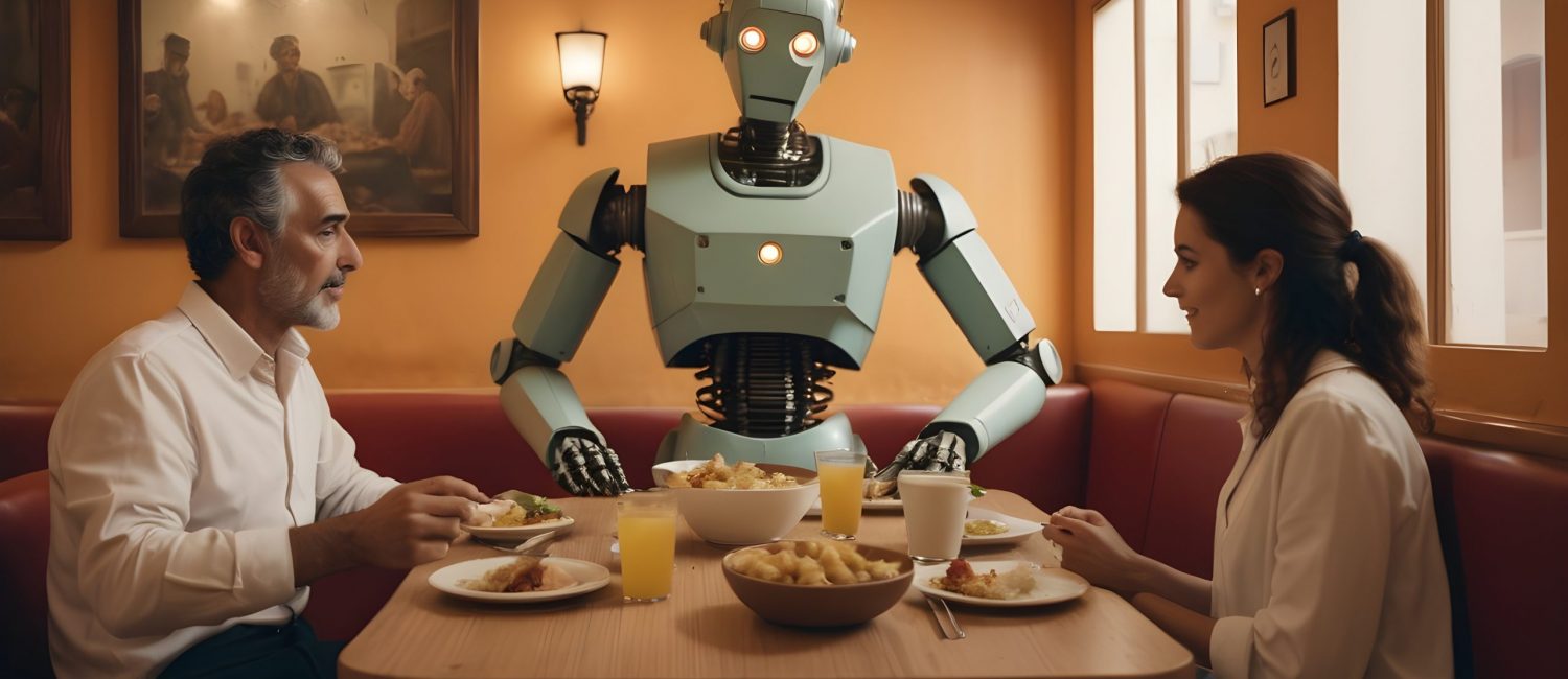 Restaurante andaluz con robot camarero