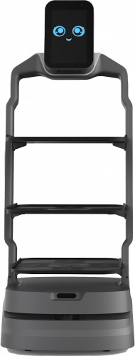 LuckiBot frontal transparente